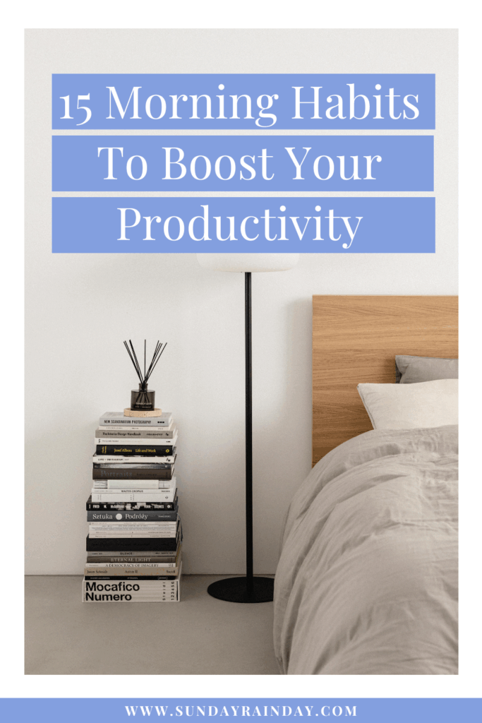 15 Morning Routine Habits For Productivity