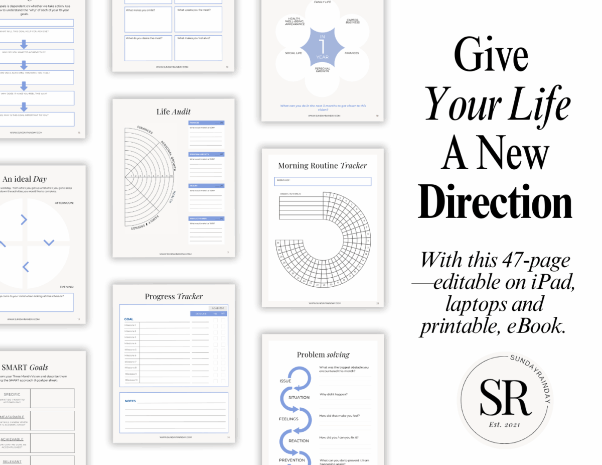 How to Create a 3-Year Life Plan | SUNDAYRAINDAY Framework