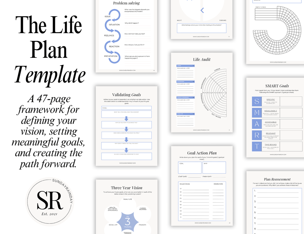 the life plan template framework