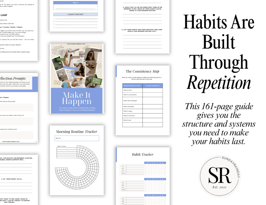 Create habits through repetition