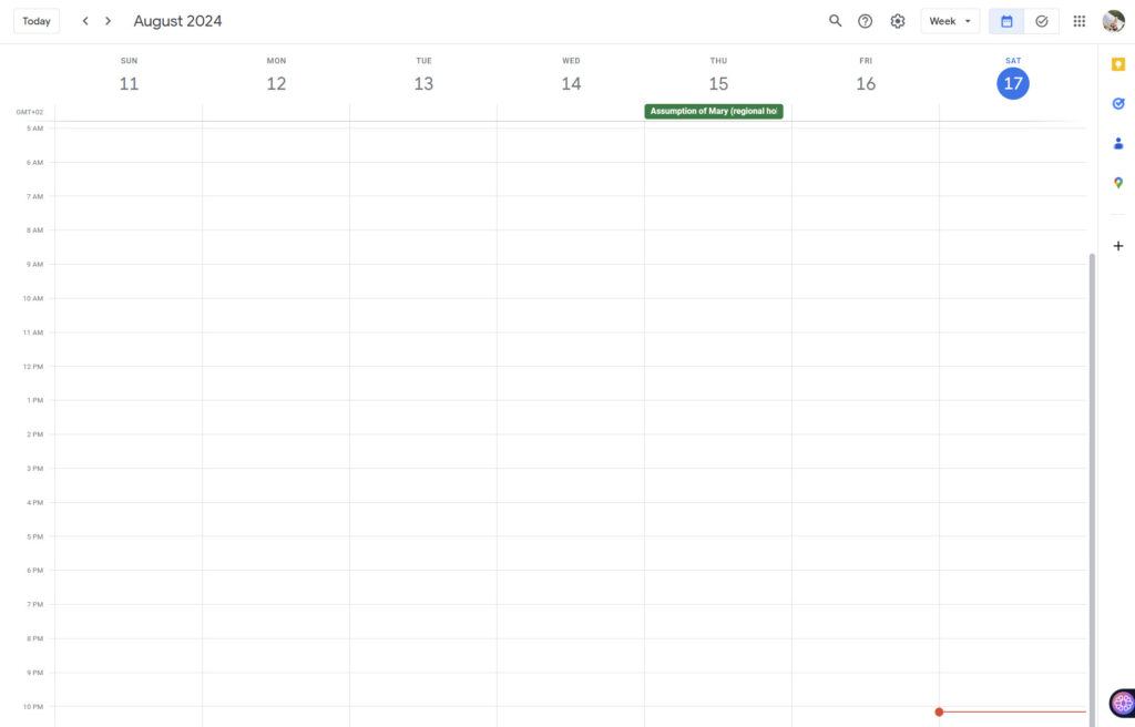 Organize your entire life with Google Calendar - Step 1