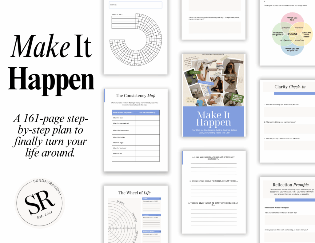 make it happen promotional sheets