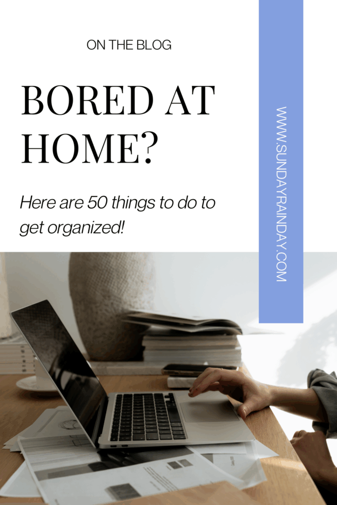 50 things to do to get organized