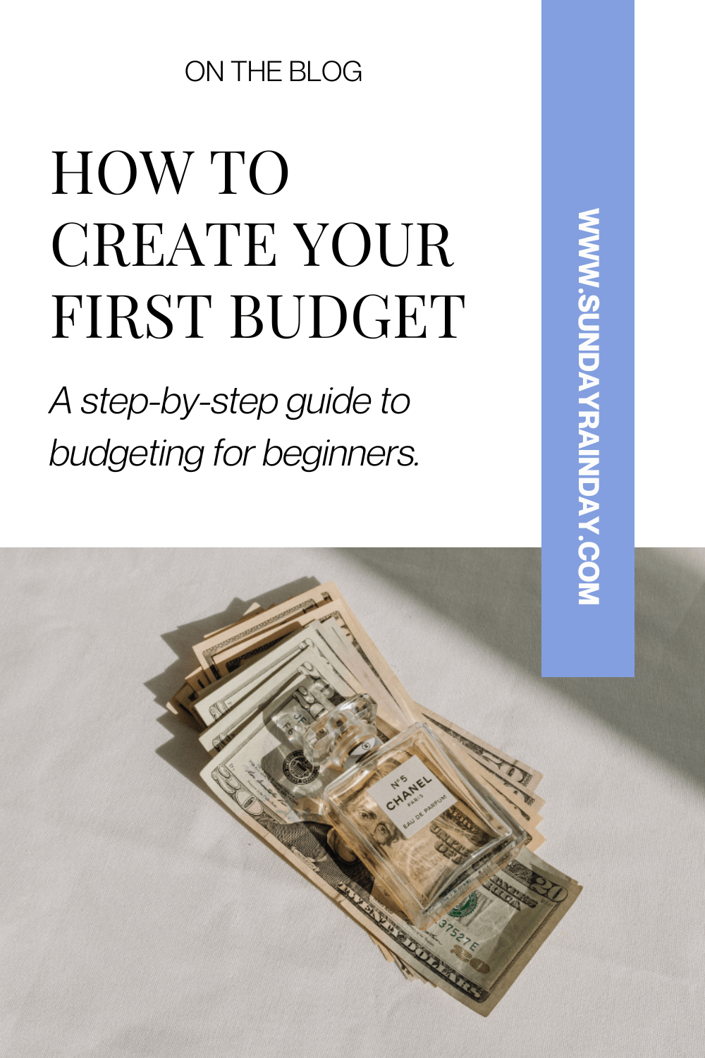 how to create your first budget