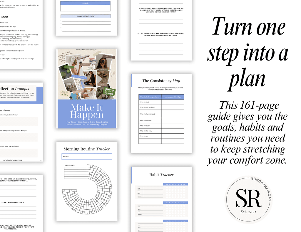 turn one step into a plan - make it happen