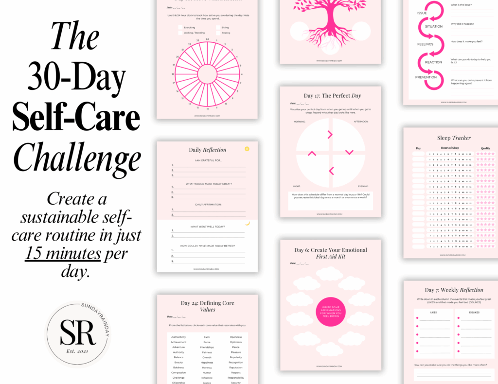 30-day self-care challenge