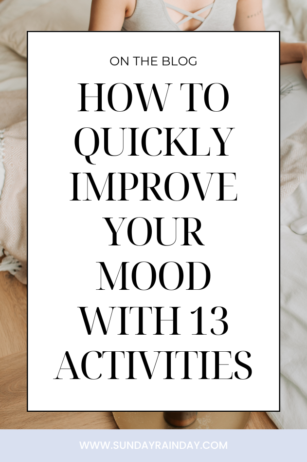 13 activities to improve your mood
