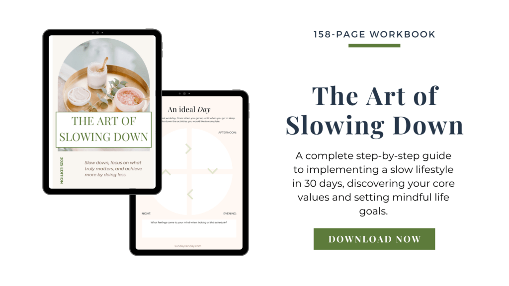 The art of slowing down