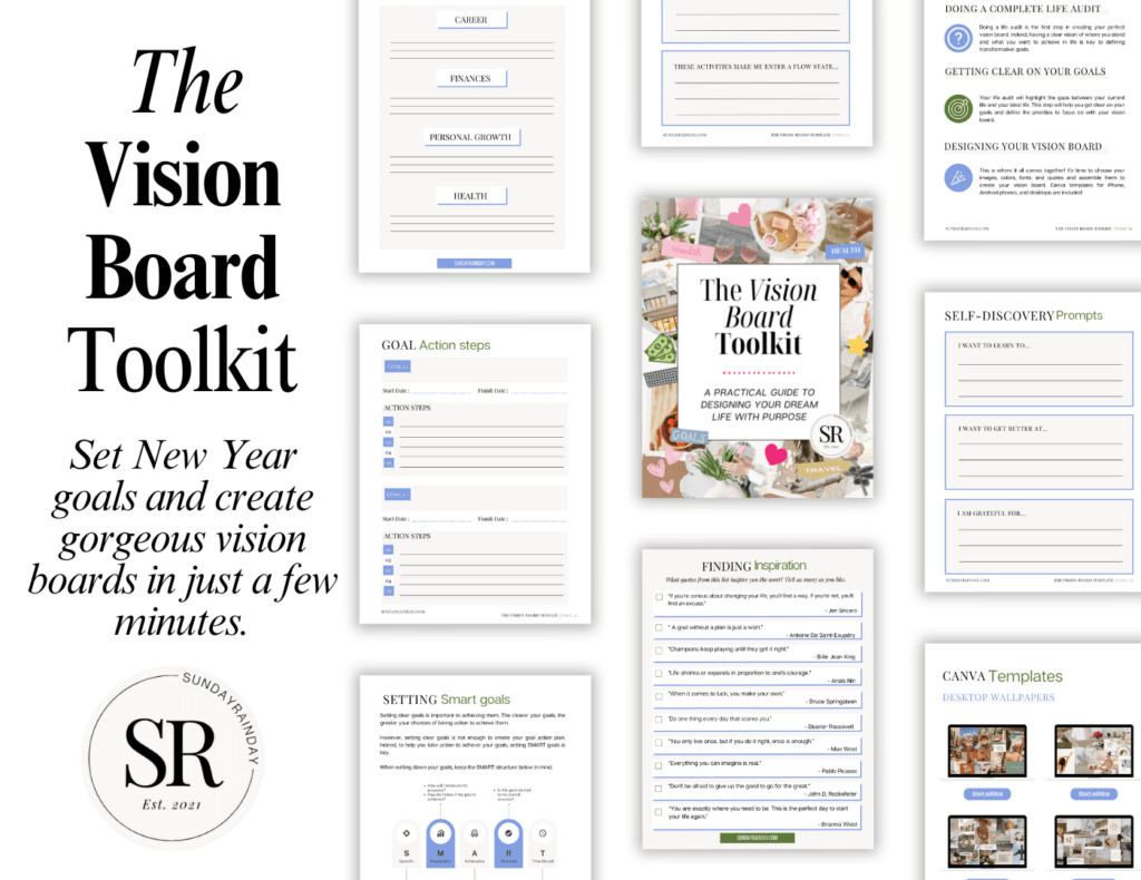 the vision board toolkit