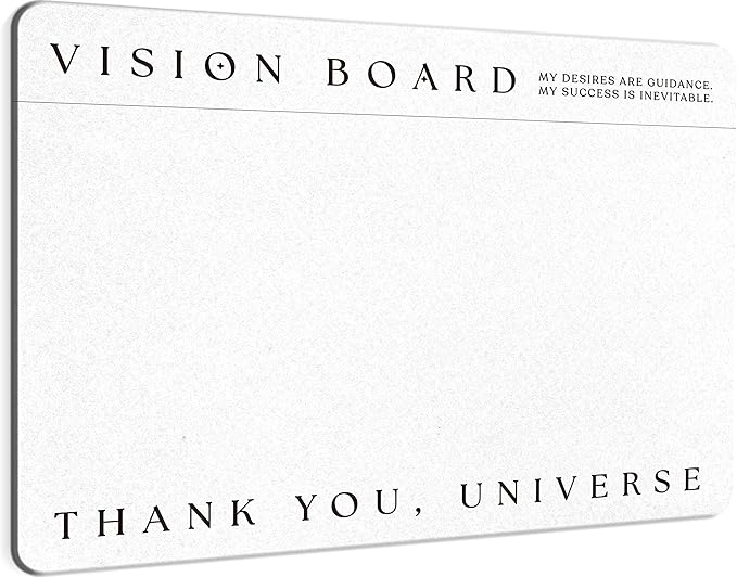 vision board clear canva