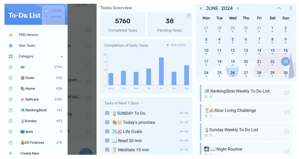 to do list app preview