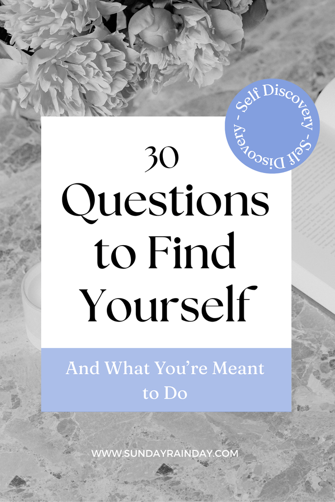 30 questions to get to know yourself and find yourself
