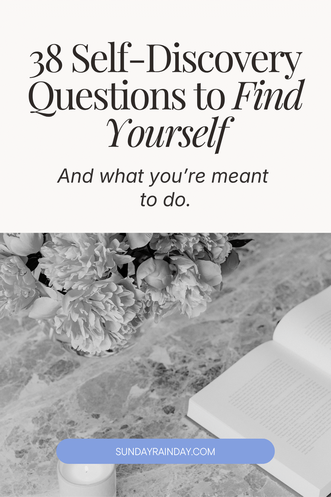 38 questions to get to know yourself and find yourself