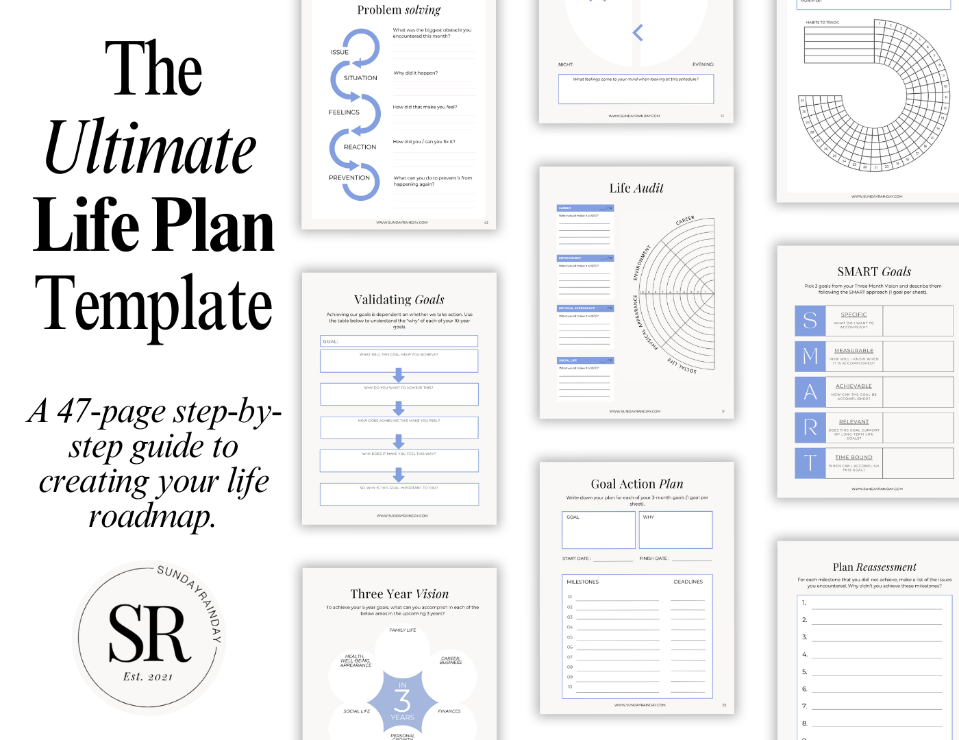 How to Create a 3-Year Life Plan | SUNDAYRAINDAY Framework