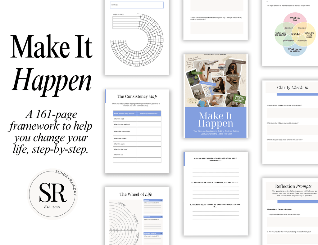 make it happen - a 161 page framework to help you change your life