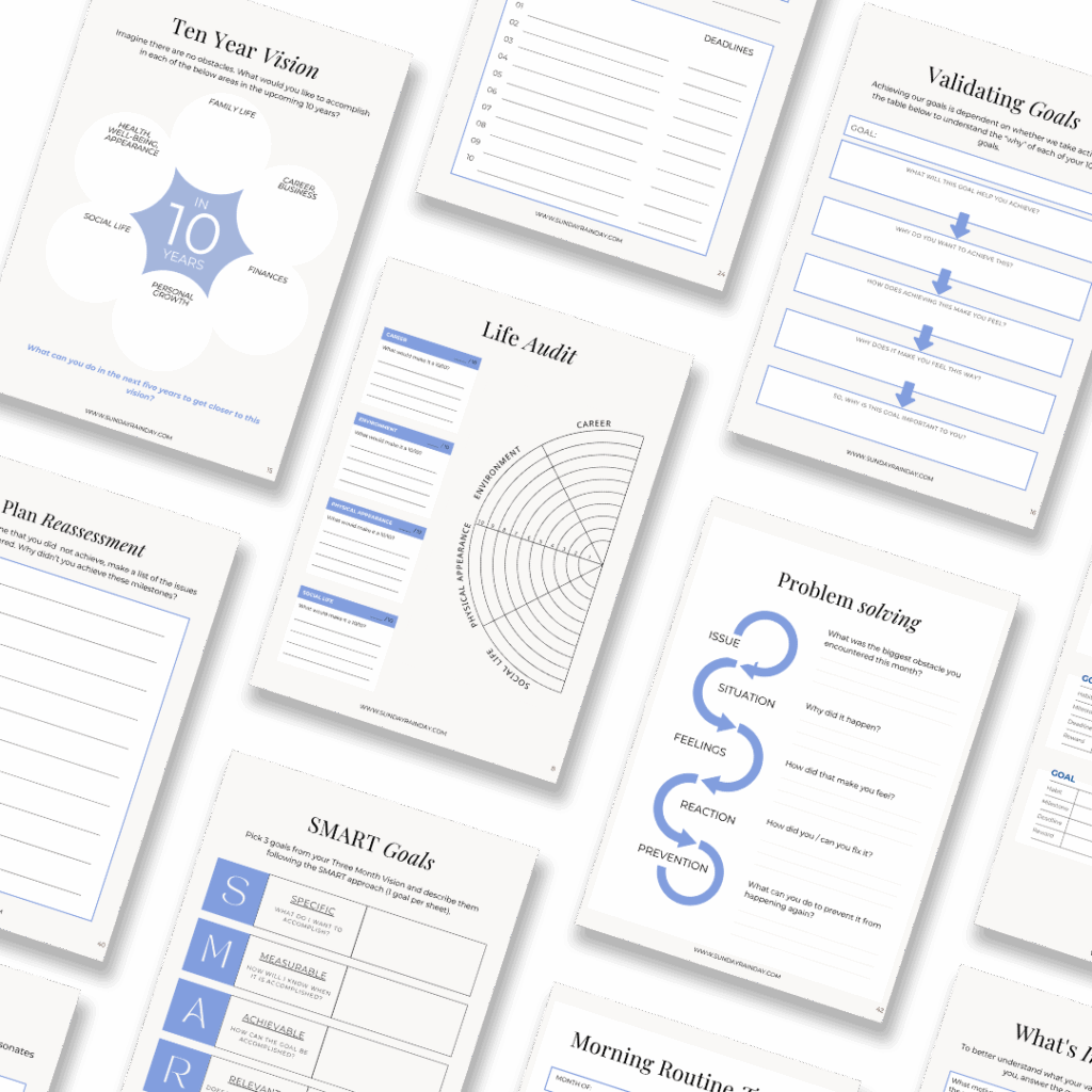 The life plan template 8