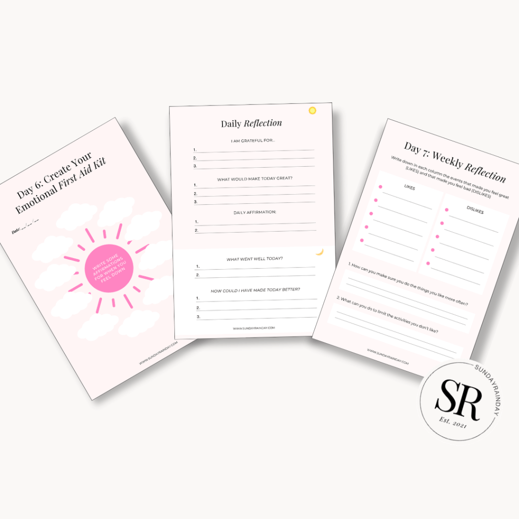 30 day self-care challenge mock up