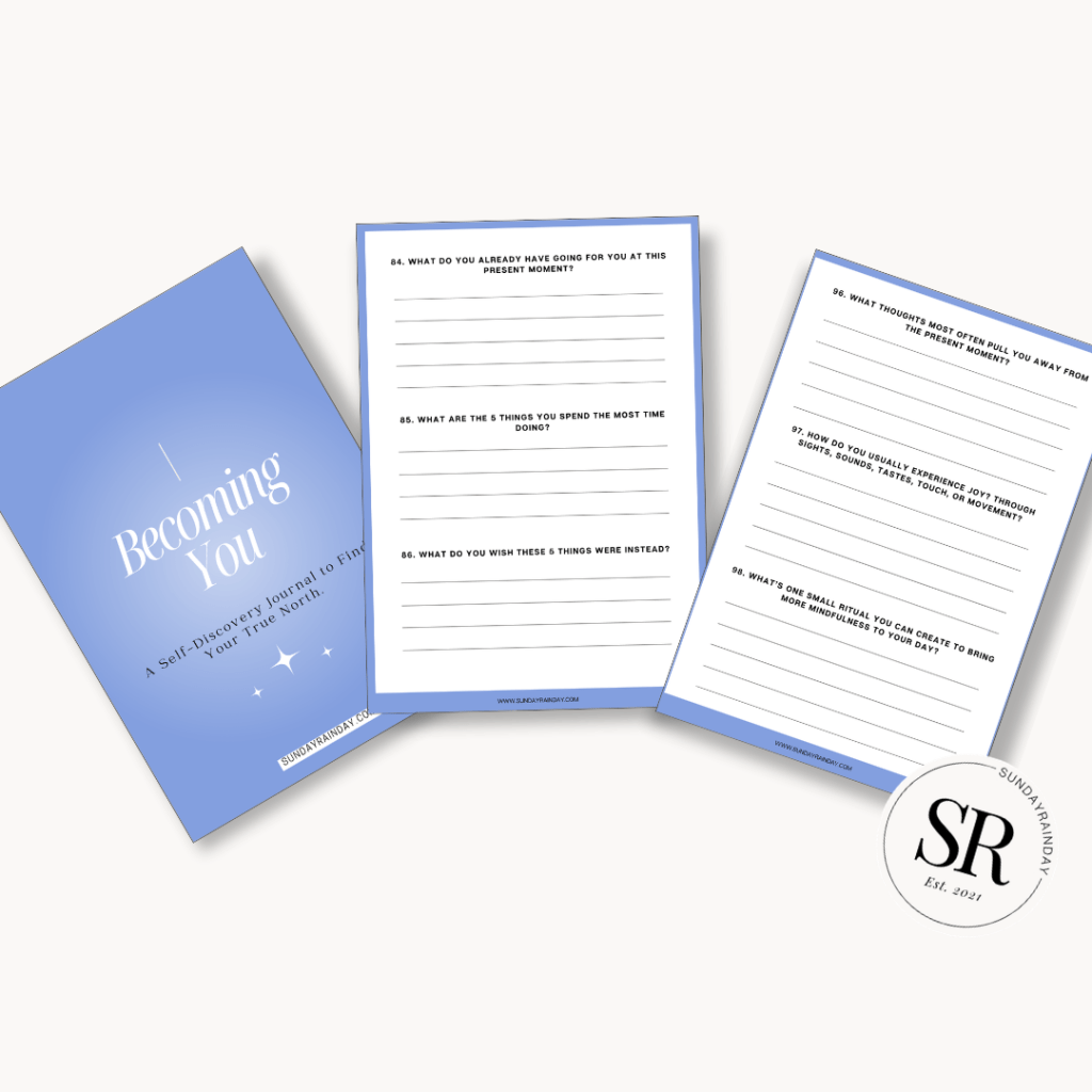 Becoming You Self-Discovery prompts